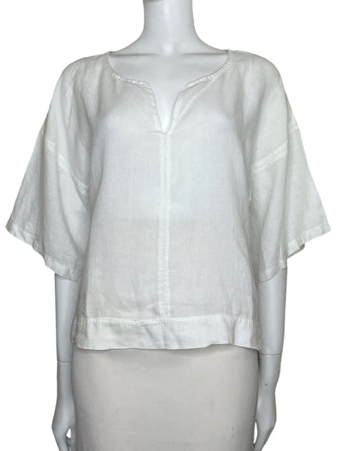 Blusa Femmes Terribles Cuello v Blanco - Talla U