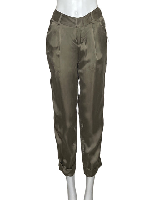 Pantalón Alice + Olivia Pinzas Marrón - Talla 2