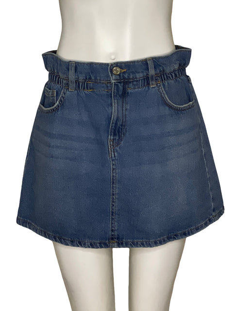 Falda Zara Jeans Midi Azul - Talla 14