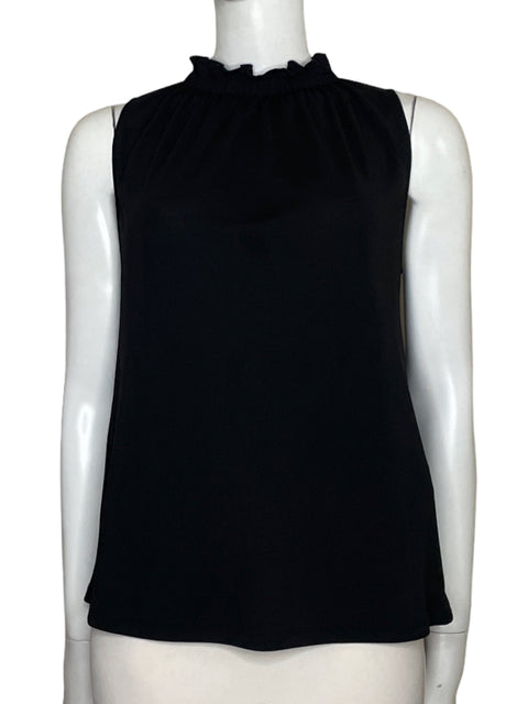Blusa Zara Sin mangas Fluida Negro - Talla S
