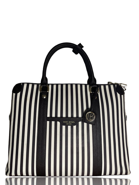 Cartera Henri Bendel Centennial Stripe Marrón - Talla U