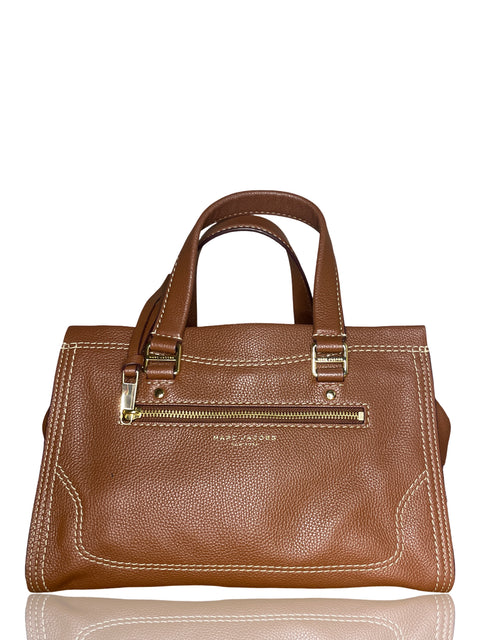 Cartera Marc Jacobs Cruiser Satchel Marrón - Talla U