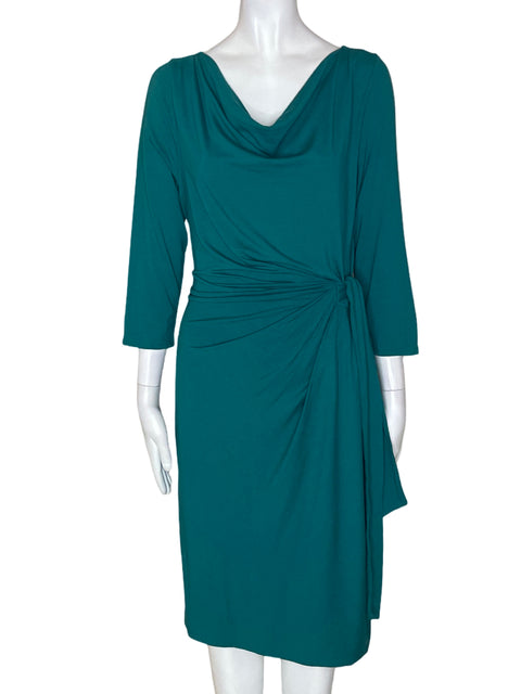 Vestido Ann Taylor Cruzado Manga larga Verde - Talla M