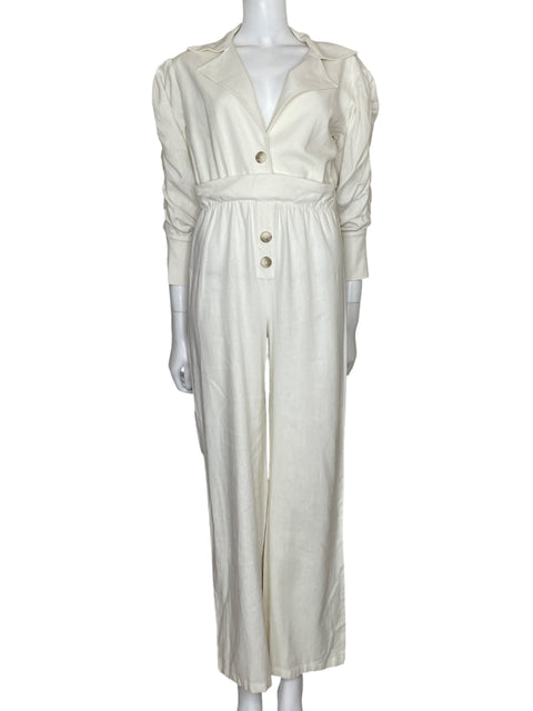 Mono Perza Camisero Blanco - Talla M