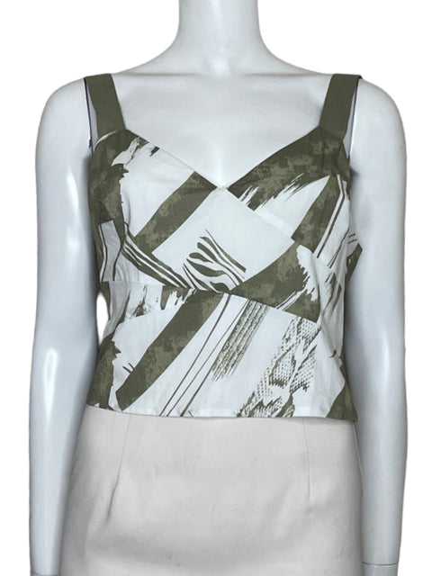 Top Dkny Crop Verde - Talla M