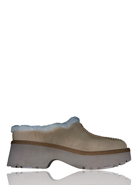 Calzado Ugg Zueco Plataforma Beige - Talla 8