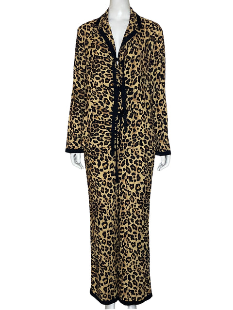 Set Sleeper Animal Print Estampado Marrón - Talla S