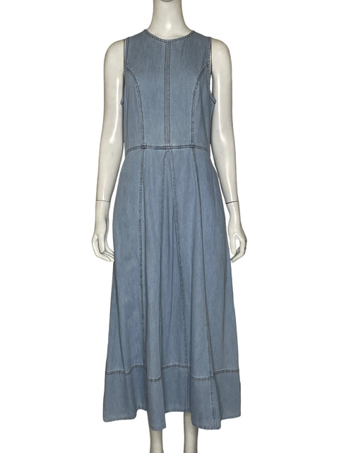 Vestido Staple The Label Jean Midi Azul - Talla S