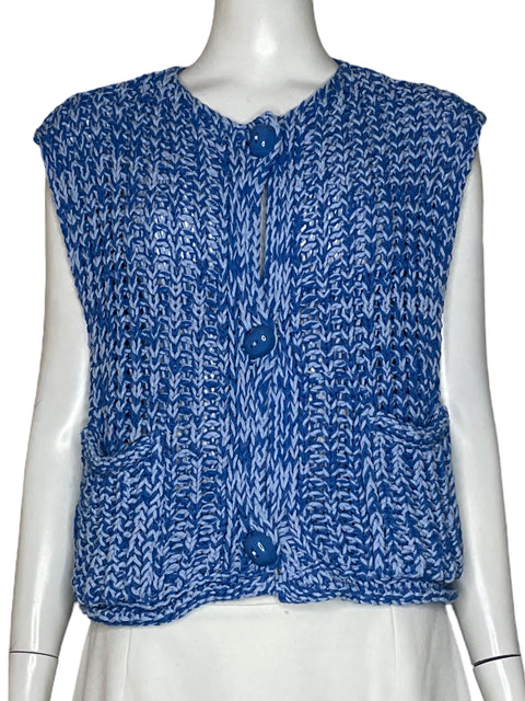 Chaleco Zara Azul - Talla S
