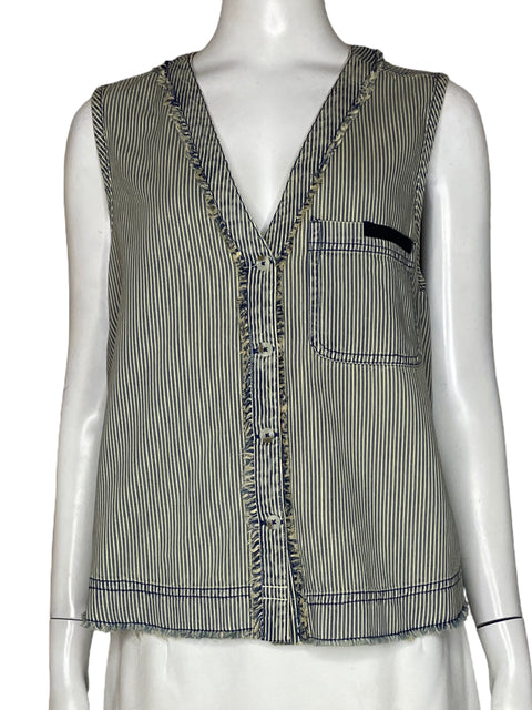 Blusa We The Free Rayas Azul - Talla XS