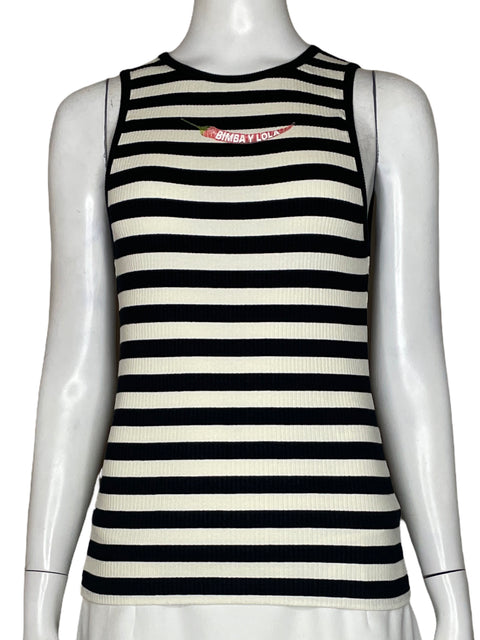 Top Bimba Y Lola Rayas Negro - Talla S