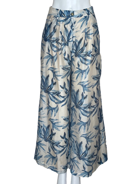 Pantalón Aakaa Wide-leg Azul - Talla M