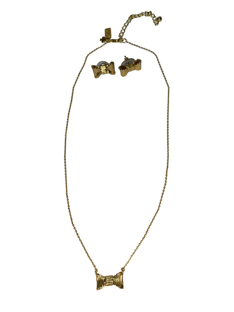 Collar Y Aretes Kate Spade Dorado Dorado - Talla U