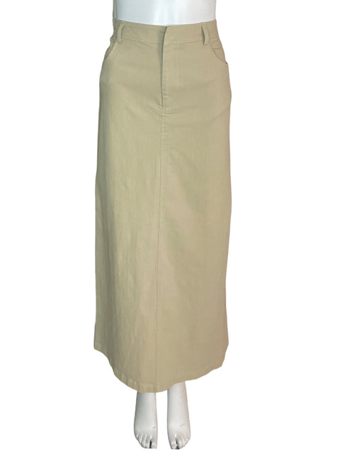 Falda Flying Tomato Recto Bolsillo Beige - Talla L