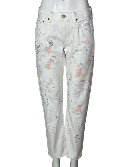 Jean Ralph Lauren Acuarela Recto Blanco - Talla S