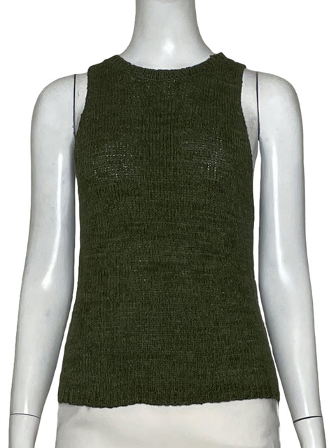 Blusa Massimo Dutti Verde - Talla XS
