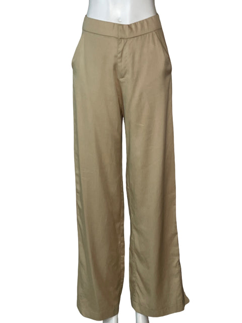Pantalón Naf Naf Wide-leg Beige - Talla 4