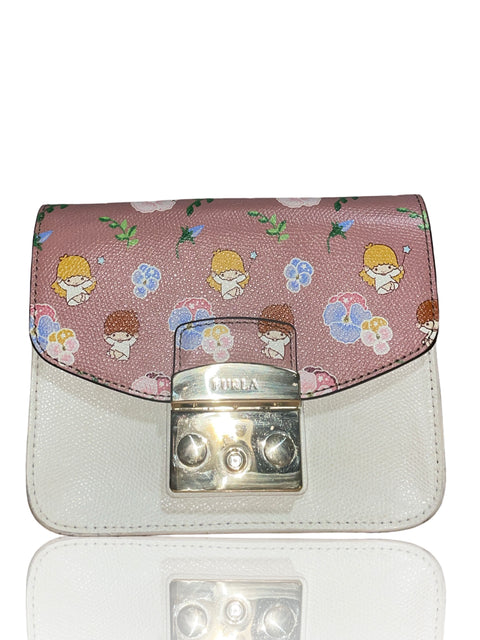 Cartera Furla Samrio Little Twins Stars Estampado Rosado - Talla U
