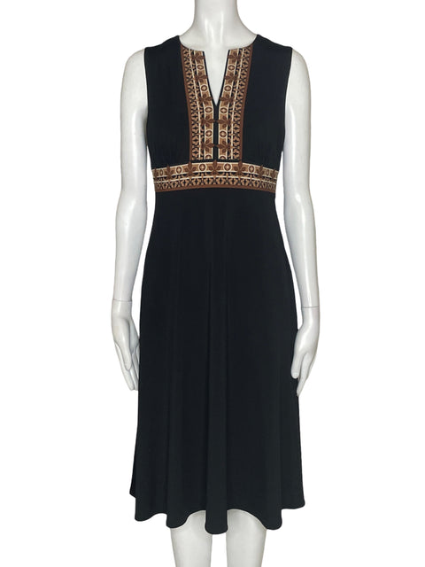 Vestido Maggy London Midi Negro - Talla 4