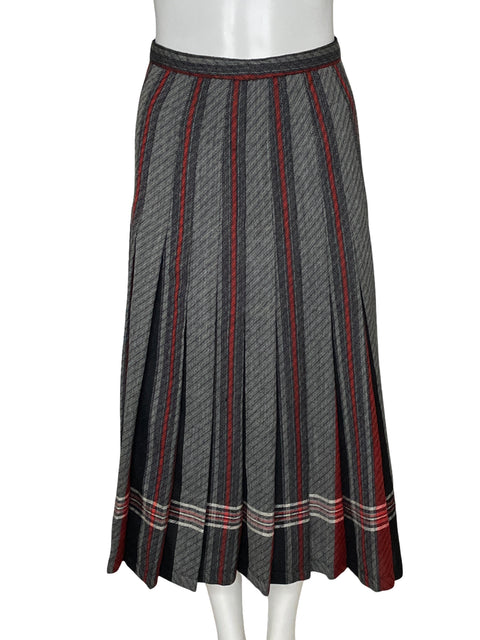 Falda St Michael Reversible Plisado Gris - Talla L