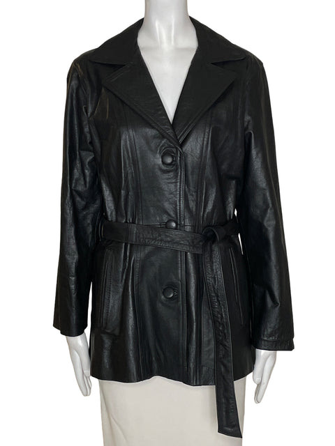 Chaqueta American Leathers Cuero Negro - Talla S