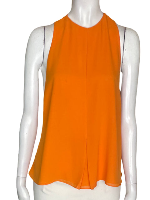 Blusa Trafaluc Sin mangas Cuello v Suelto Naranja - Talla M