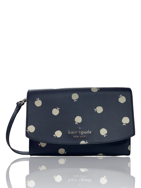 Cartera Kate Spade Carson Orchard Toss Estampado Azul - Talla U
