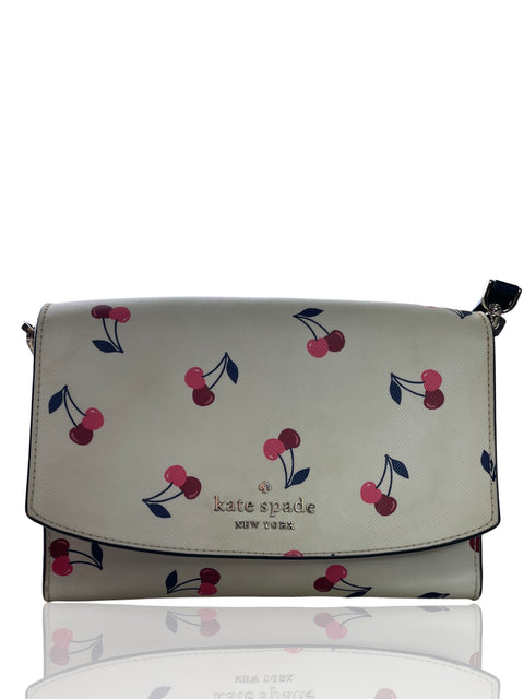 Cartera Kate Spade Dancing Cherries Blanco - Talla U