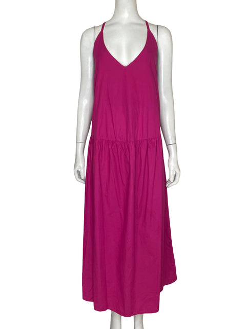 Vestido Hering Maxi Cuello v Rosado - Talla S