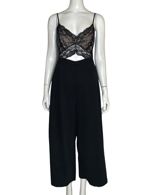 Mono J For Justify Encaje Floral Negro - Talla M