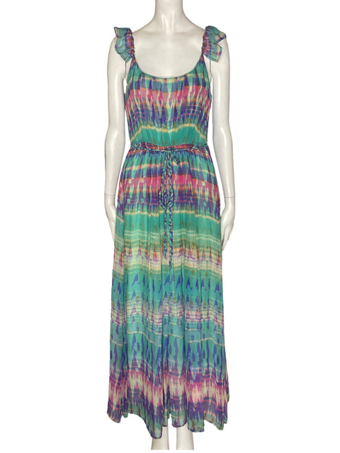 Vestido Charlie Jade Tiras Cordon Verde - Talla XS