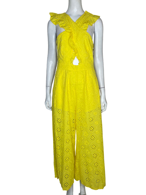 Mono Alice Mccall de Algodón Cuello v Troquelado Amarillo - Talla 6
