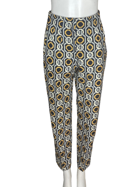 Pantalón Zara Estampado Ajustado Gris - Talla S