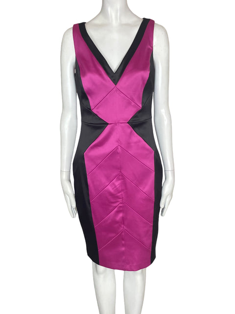Vestido Sangria Ajustado Sin mangas Morado - Talla 4