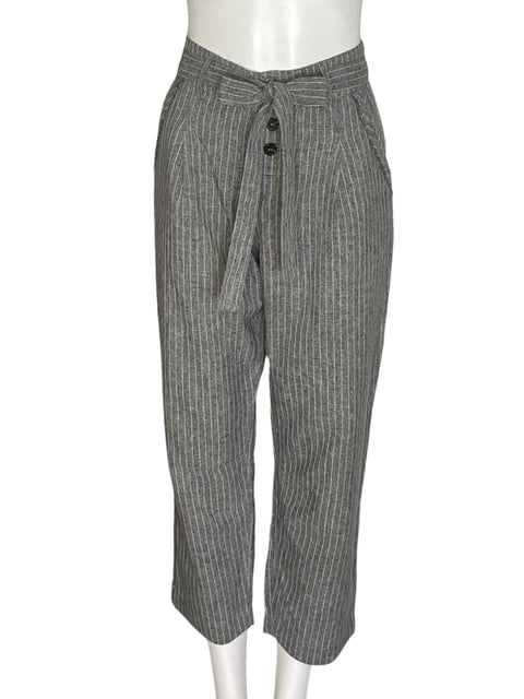 Pantalón Hyfve Rayas Botones Gris - Talla L