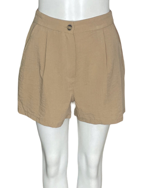 Short Tesoro Tps Liso Mini Beige - Talla S