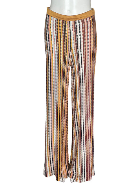 Pantalón Azulu Playero Rayas Marrón - Talla S