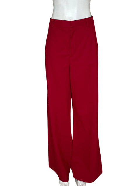 Pantalón Zara Wide-leg Rojo - Talla L