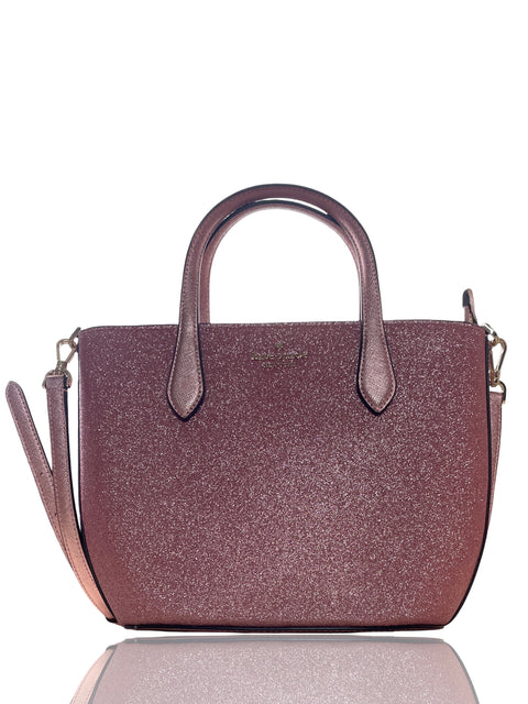Cartera Kate Spade Glimmer small satchel Rosado - Talla U