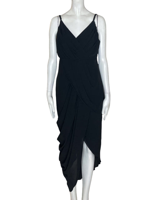 Vestido Do+be Tiras Asimétrico Negro - Talla L
