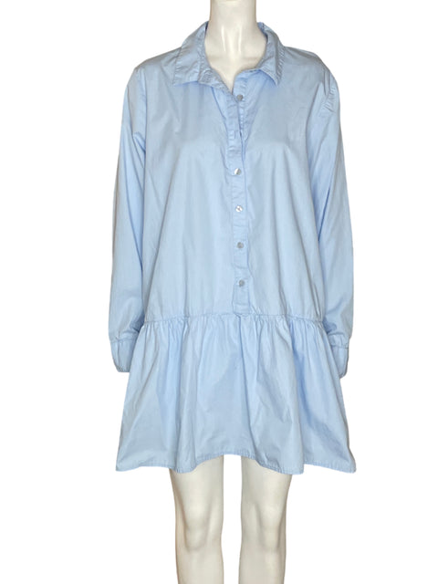 Vestido Tesoro TPS Algodón Manga larga Vuelos Azul - Talla L