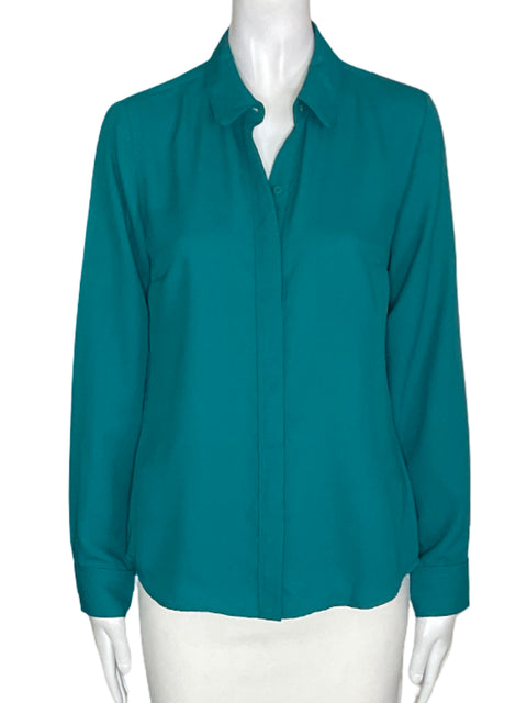 Blusa Express Manga larga Liso Verde - Talla S