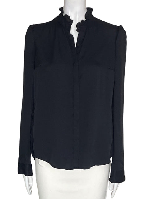Blusa Express Manga larga Liso Negro - Talla S