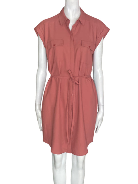 Vestido Express Manga corta Midi Rosado - Talla S
