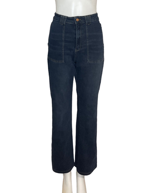 Pantalón Pilcro Ajustado Bolsillo Azul - Talla 30