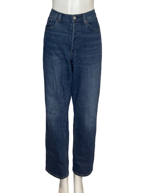 Pantalón Denim Forum Recto Wide leg Azul - Talla 32