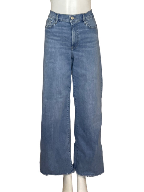Pantalón Frame Recto Wide-leg Azul - Talla 29