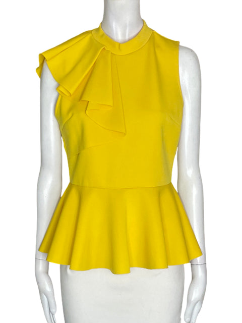 Blusa Tesoro Tps Ruchas Sin mangas Amarillo - Talla S