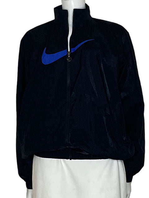 Chaqueta Nike Logo Big Swoosh Impermeable Negro - Talla S