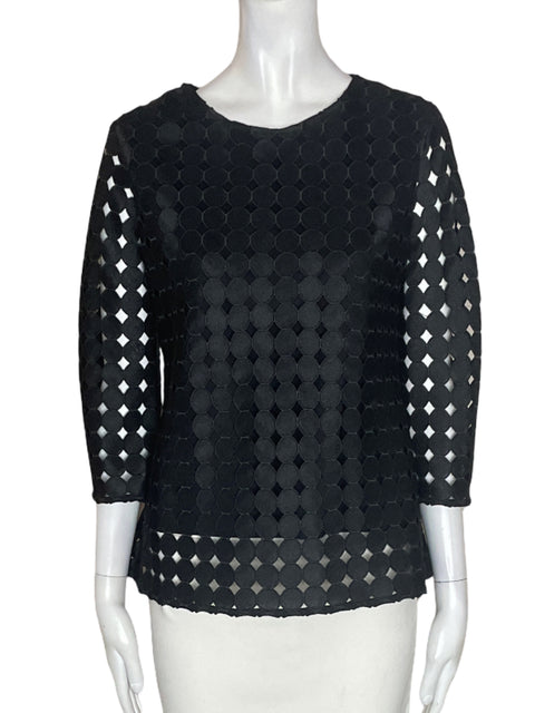 Blusa Tesoro Tps Troquelado Manga larga Negro - Talla S